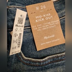 Madewell Mid-Rise Kick Out Jeans